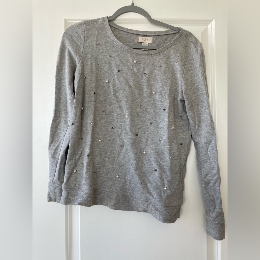 Loft Pearl Sweater Size Small